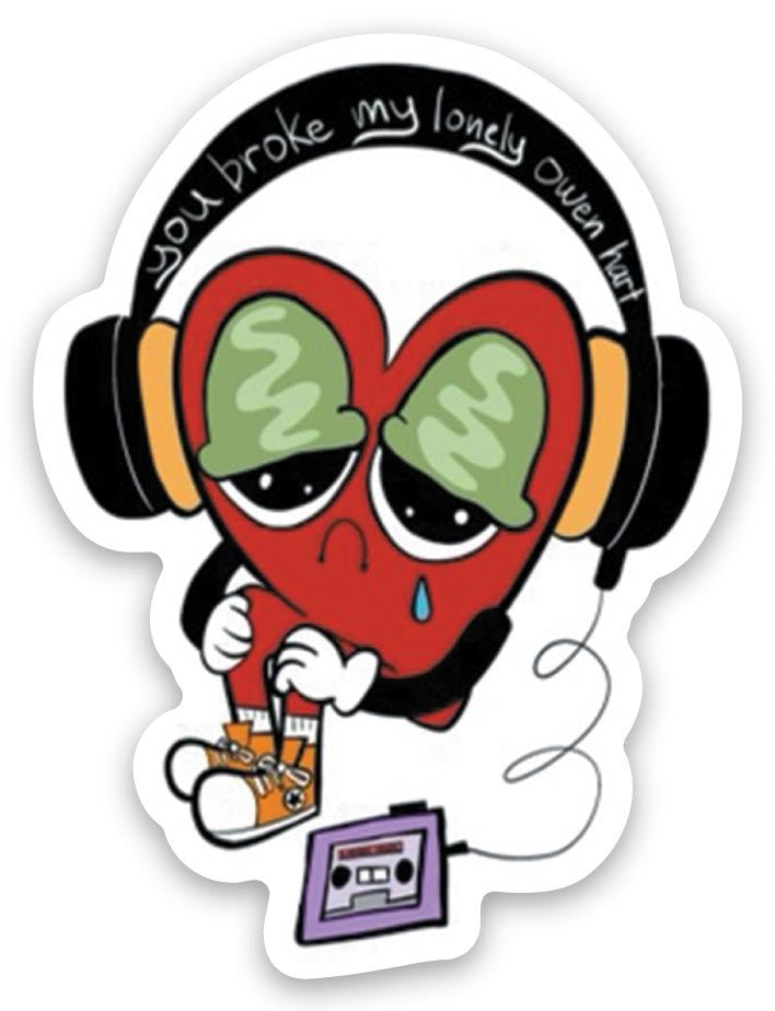 My Lonely Owen Hart Sticker
